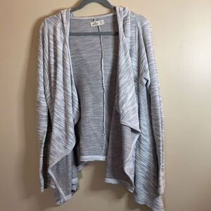Hollister Grey Knit Cardigan